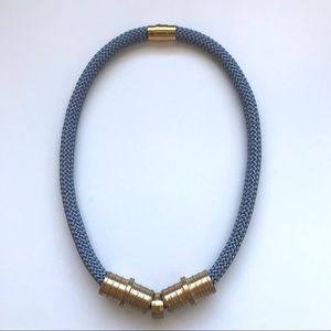 Gray rope necklace - Multiple ways to wear it